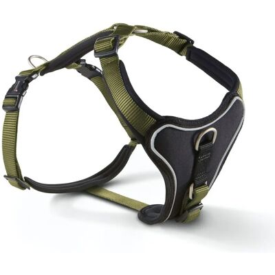 Wolters Hundegeschirr - Groß gepolstert Nylon Neopren Olive Wolters Hundegeschirr - Groß gepolstert Nylon Neopren Olive