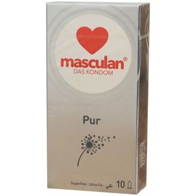 Masculan Pur - Preservativi ultra sottili lubrificati - 10 pezzi Masculan Pur - Preservativi ultra sottili lubrificati - 10 pezzi