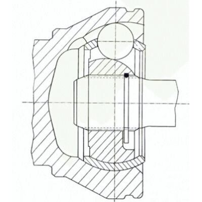 LÖBRO CV-led - 306782 - Drivaxellänk, ETP elastomer, Opel: Meriva B, Astra J, Insignia A LÖBRO CV-led - 306782 - Drivaxellänk, ETP elastomer, Opel: Meriva B, Astra J, Insignia A