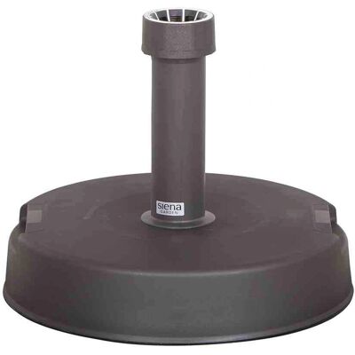 Support pour parasol rond SIENA GARDEN - 30kg, Ø40x11cm, Anthracite - Publicité Support pour parasol rond SIENA GARDEN - 30kg, Ø40x11cm, Anthracite - Publicité