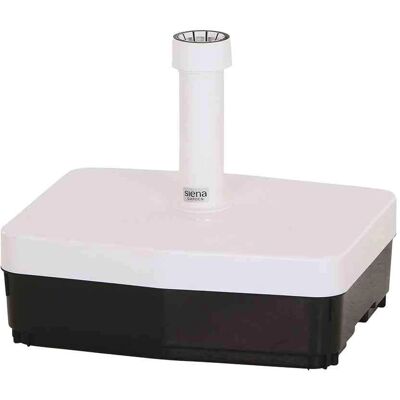 SIENA GARDEN Parasolvoet - Wit - 45kg - Verstelbaar 19-54mm SIENA GARDEN Parasolvoet - Wit - 45kg - Verstelbaar 19-54mm