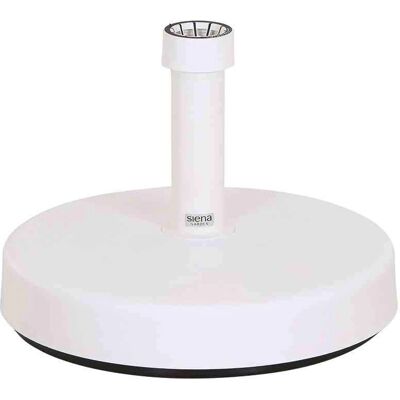 SIENA GARDEN Fill Foot Parasolvoet - Rond, 25kg, Wit SIENA GARDEN Fill Foot Parasolvoet - Rond, 25kg, Wit