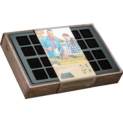 Siena Garden Plantenaccessoires - Binnenkweektent met verwijderbaar kunststof bak - 24x35 cm Siena Garden Plantenaccessoires - Binnenkweektent met verwijderbaar kunststof bak - 24x35 cm