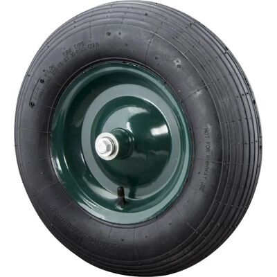 REWWER-TEC Ersatzrad für Schiebkarre - Grün 400x100mm REWWER-TEC Ersatzrad für Schiebkarre - Grün 400x100mm