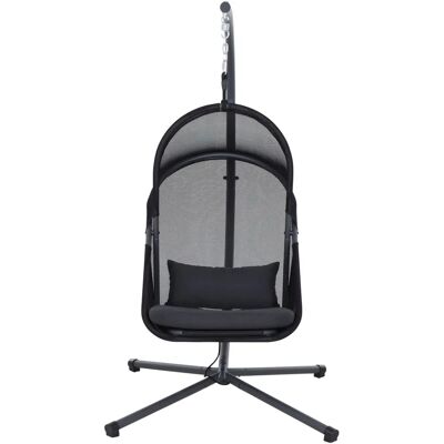 SIENA GARDEN YOBAYA Hängesessel - 123x102cm, schwarz SIENA GARDEN YOBAYA Hängesessel - 123x102cm, schwarz