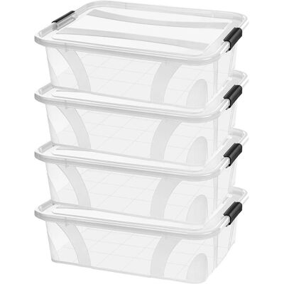 Siena Home Anzio Opbergdoos - BPA-vrij, stapelbaar, 7L Siena Home Anzio Opbergdoos - BPA-vrij, stapelbaar, 7L