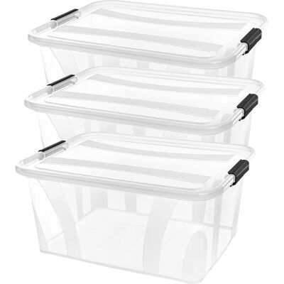 SIENA HOME Anzio Aufbewahrungsbox - BPA-frei, Stapelbar, 21L SIENA HOME Anzio Aufbewahrungsbox - BPA-frei, Stapelbar, 21L