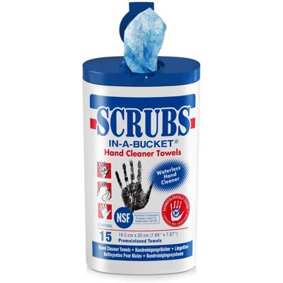 Scrubs Blaue Biologisch Abbaubare Reinigungstücher - Reinigungstücher Scrubs Blaue Biologisch Abbaubare Reinigungstücher - Reinigungstücher
