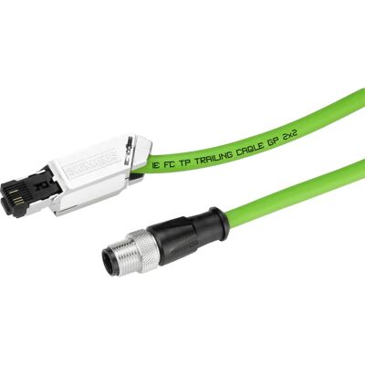 Siemens 6XV1871-5TN10 Netzwerk Kabel - 10m, Grün, RJ45 & M12 Siemens 6XV1871-5TN10 Netzwerk Kabel - 10m, Grün, RJ45 & M12