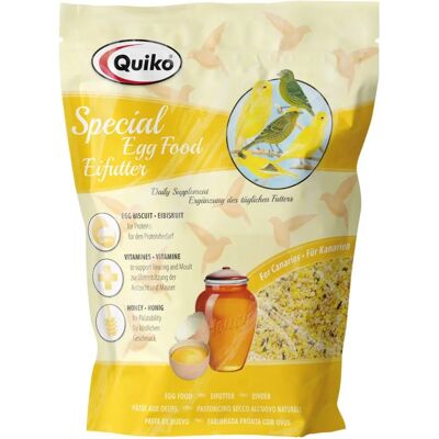 Quiko Special Eggfood: Stärke- und Aufzuchtfutter für Kanarienvögel und Positurkanarien - 100080 Quiko Special Eggfood: Stärke- und Aufzuchtfutter für Kanarienvögel und Positurkanarien - 100080