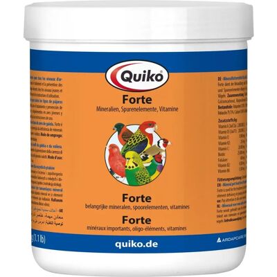 QUIKO Forte Fågeltilskott - Tillväxt & Fjädrar QUIKO Forte Fågeltilskott - Tillväxt & Fjädrar