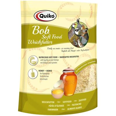 Quiko Bob 1kg - Voer voor Kwartels, Fasanen, Kippen Quiko Bob 1kg - Voer voor Kwartels, Fasanen, Kippen