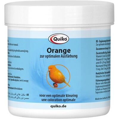 QUIKO Oranje Vogel Voeder - Ondersteunt Vogelkleuring - 100g QUIKO Oranje Vogel Voeder - Ondersteunt Vogelkleuring - 100g