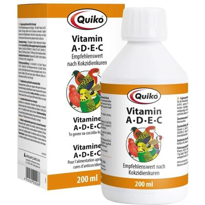 QUIKO Vogel Supplement Vitaminen A-D-E-C Vloeibaar - Dierenvoeding QUIKO Vogel Supplement Vitaminen A-D-E-C Vloeibaar - Dierenvoeding