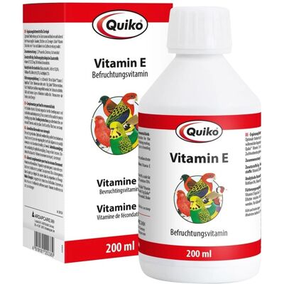 Quiko Bird Vitamin E Liquid 200ml - Supports Fertility & Breeding Quiko Bird Vitamin E Liquid 200ml - Supports Fertility & Breeding