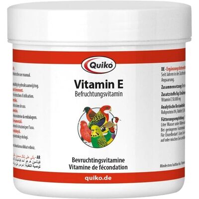 QUIKO Vitamine E Vogel Supplement - Vruchtbaarheid - 140g QUIKO Vitamine E Vogel Supplement - Vruchtbaarheid - 140g
