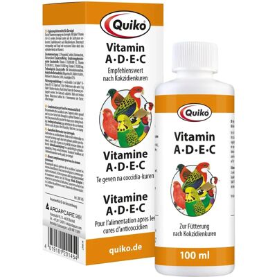 QUIKO Flytande Vitaminer för Fåglar - 100ml Tillskott QUIKO Flytande Vitaminer för Fåglar - 100ml Tillskott