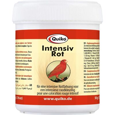 Quiko Rood Vogelvoeder - 50g - Voeder voor intense rode kleur Quiko Rood Vogelvoeder - 50g - Voeder voor intense rode kleur