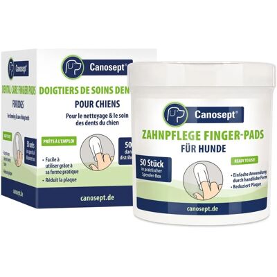 Gants de soin dentaire pour chiens Canosept - Réduction efficace de la plaque - Publicité Gants de soin dentaire pour chiens Canosept - Réduction efficace de la plaque - Publicité