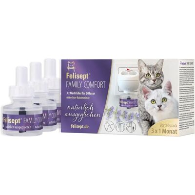 Felisept Family Comfort - Nachfüllflasche 45 ml - Mehrkatzen-Diffusor Felisept Family Comfort - Nachfüllflasche 45 ml - Mehrkatzen-Diffusor