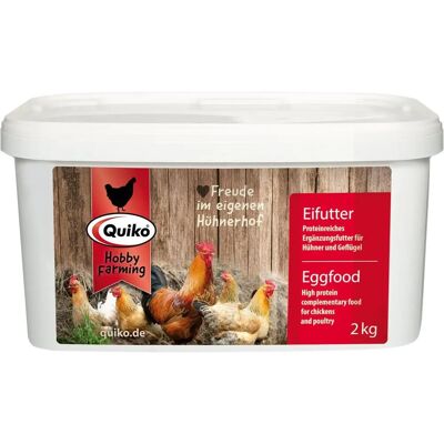 QUIKO Hobby Farming Äggläggande Kycklingfoder - 2kg QUIKO Hobby Farming Äggläggande Kycklingfoder - 2kg