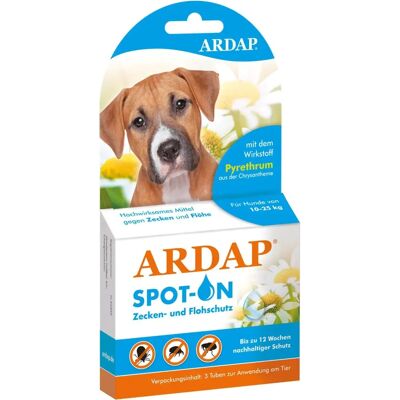 Ardap Care GmbH Ardap Spot-on Hund Zecken- und Flohschutz - 10-25 kg Ardap Care GmbH Ardap Spot-on Hund Zecken- und Flohschutz - 10-25 kg