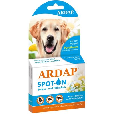 Ardap Care GmbH ARDAP Spot-on gegen Ungeziefer - Große Hunde 3x4ml Ardap Care GmbH ARDAP Spot-on gegen Ungeziefer - Große Hunde 3x4ml