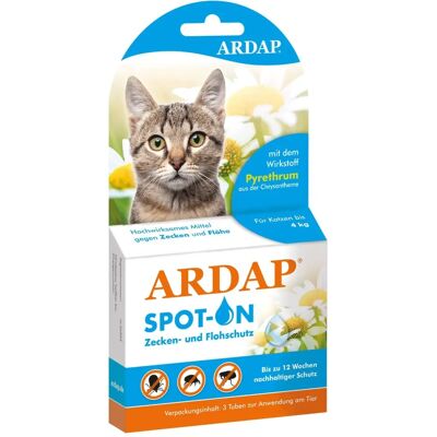 ARDAP Care GmbH ARDAP Spot-on für Katzen - Natürlicher Zecken- und Flohschutz ARDAP Care GmbH ARDAP Spot-on für Katzen - Natürlicher Zecken- und Flohschutz