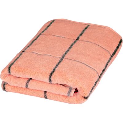 Ross Cashmere Überkaro Handtücher - Baumwolle, Pfirsich Pink, 75x140cm - Handtücher Ross Cashmere Überkaro Handtücher - Baumwolle, Pfirsich Pink, 75x140cm - Handtücher