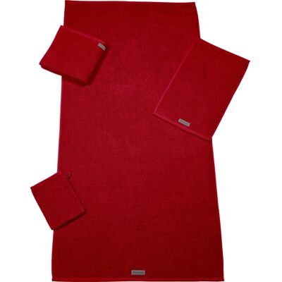 Ross Selection rotes Saunatuch - 80x200cm, Baumwolle, nachhaltig Ross Selection rotes Saunatuch - 80x200cm, Baumwolle, nachhaltig