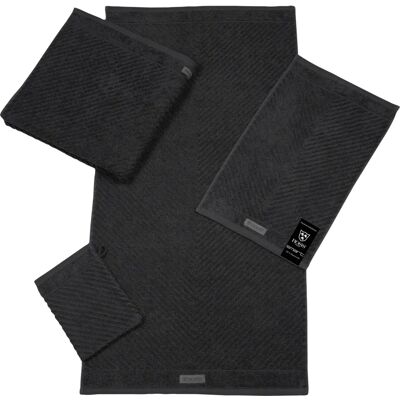Ross Smart Waschlappen - 16x21cm - Grau - Hochwertige Baumwolle Ross Smart Waschlappen - 16x21cm - Grau - Hochwertige Baumwolle