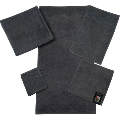 Ross Cashmere feeling Waschlappen - 6 St., anthrazit Ross Cashmere feeling Waschlappen - 6 St., anthrazit