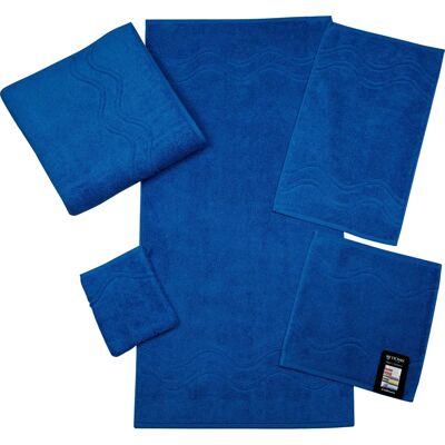 ROSS Cashmere Handtücher Oceanblau 2 Stück 50x100cm ROSS Cashmere Handtücher Oceanblau 2 Stück 50x100cm