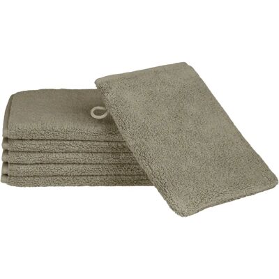 Ross Sensual Skin Waschhandschuh - 6er Set - Grau - 16x22 cm Ross Sensual Skin Waschhandschuh - 6er Set - Grau - 16x22 cm