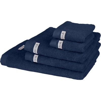 ROSS Sinfonie Denim Handtuch-Set - Bad, Hand, Gäst - 5 tlg. ROSS Sinfonie Denim Handtuch-Set - Bad, Hand, Gäst - 5 tlg.