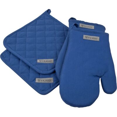 ROSS Exklusiv Blaue Ofenhandschuhe - Küchengeräte ROSS Exklusiv Blaue Ofenhandschuhe - Küchengeräte