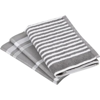 ROSS Exclusiv Silber Geschirrtuch Set - Küchentuch ROSS Exclusiv Silber Geschirrtuch Set - Küchentuch