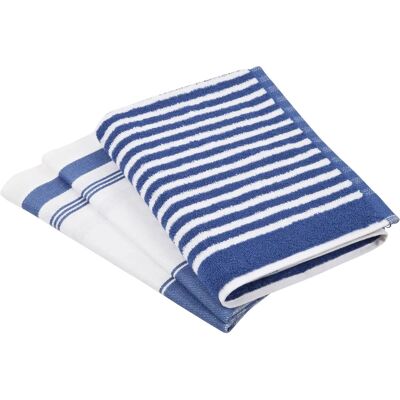 Ross Exclusiv Geschirrtuch-Set - Baumwolle & Leinen - Blau Ross Exclusiv Geschirrtuch-Set - Baumwolle & Leinen - Blau