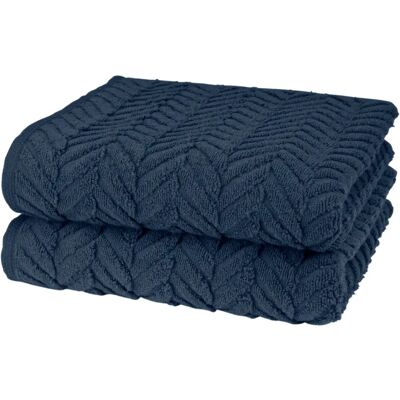 Ross Sensual 9001 Handtuch - 2er Set, 50x100cm, blau Ross Sensual 9001 Handtuch - 2er Set, 50x100cm, blau