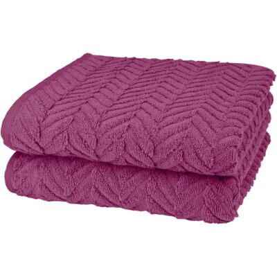 Ross Sensual 9001 Fuchsia Handtuch - Bad & Baby, 50x100cm, 2 St. Ross Sensual 9001 Fuchsia Handtuch - Bad & Baby, 50x100cm, 2 St.
