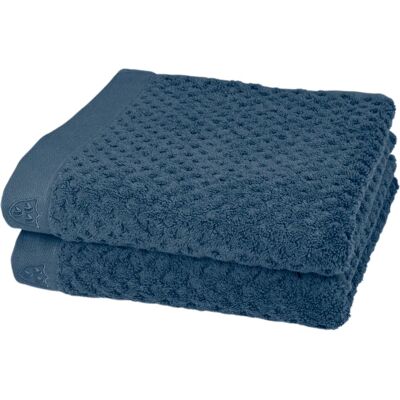 ROSS Harmony Handtücher - 2er Pack 50x100cm Baumwolle Blau ROSS Harmony Handtücher - 2er Pack 50x100cm Baumwolle Blau