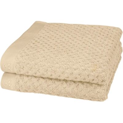 Ross Harmony Beigefrottee Handtuch - 50x100cm, 2er Pack Ross Harmony Beigefrottee Handtuch - 50x100cm, 2er Pack