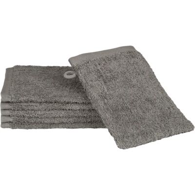 ROSS Premium Waschlappen - 16x22cm, Grau, 100% Baumwolle ROSS Premium Waschlappen - 16x22cm, Grau, 100% Baumwolle