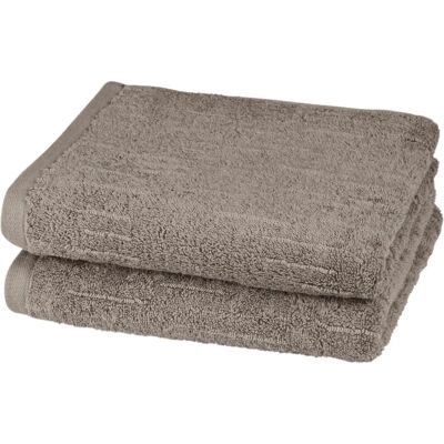 ROSS Premium Baumwoll-Babyhandtücher - 2er Pack, 50x100cm, Grau ROSS Premium Baumwoll-Babyhandtücher - 2er Pack, 50x100cm, Grau