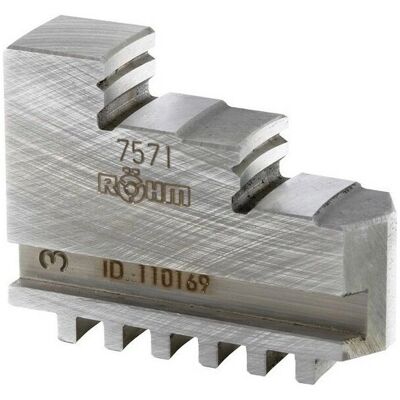 ROHM Ganasce per mandrino - 3 punte, temperate, 125mm ROHM Ganasce per mandrino - 3 punte, temperate, 125mm