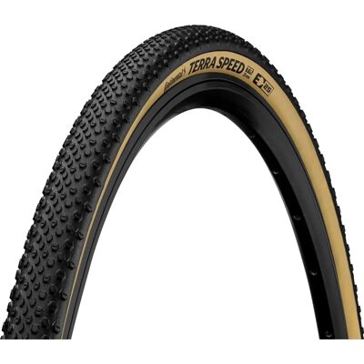 Continental Terra Speed sort/creme 700 X 35c dæk Continental Terra Speed sort/creme 700 X 35c dæk
