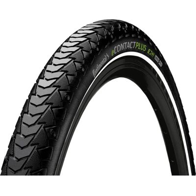 Pneu Continental E-Contact Plus 20" - Noir / Réfléchissant Pneu Continental E-Contact Plus 20" - Noir / Réfléchissant