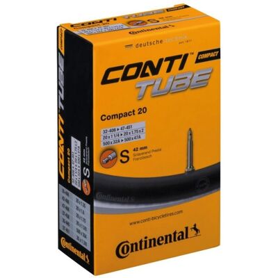 Continental Compact Inner Tube - Black - 20" Continental Compact Inner Tube - Black - 20"
