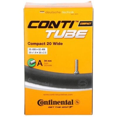 Chambre à air 20" Continental - Valve Schrader, VTT - Publicité Chambre à air 20" Continental - Valve Schrader, VTT - Publicité