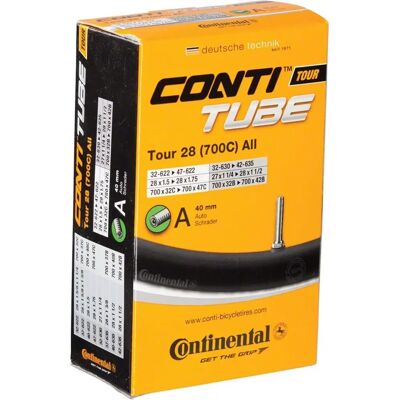 Continental Tour Inner Tube - 26x1.75-2.5 - Black Continental Tour Inner Tube - 26x1.75-2.5 - Black